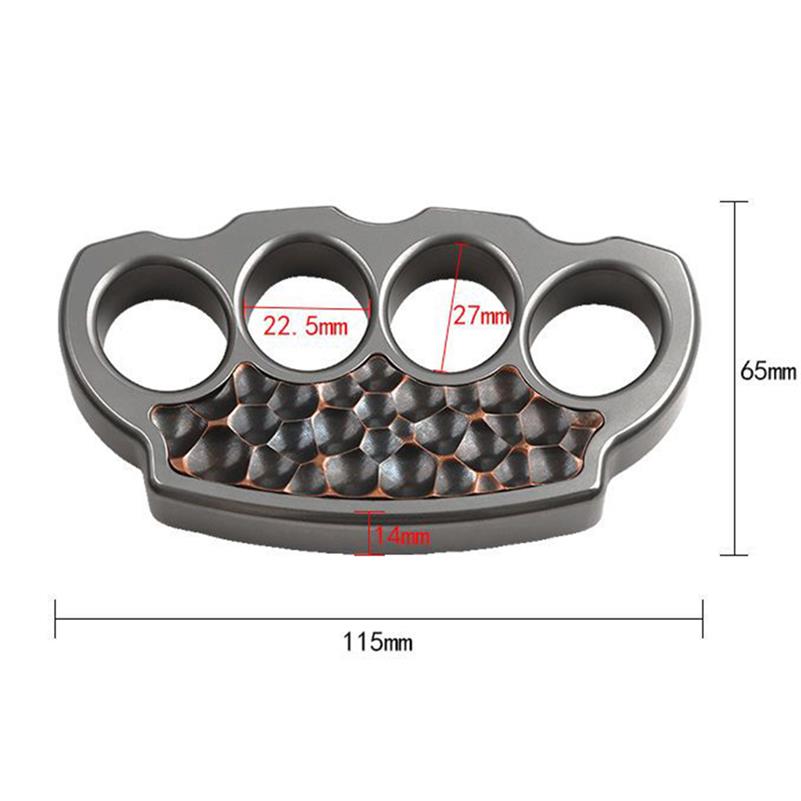 Titanium Alloy Purple Copper Knuckle Dusters