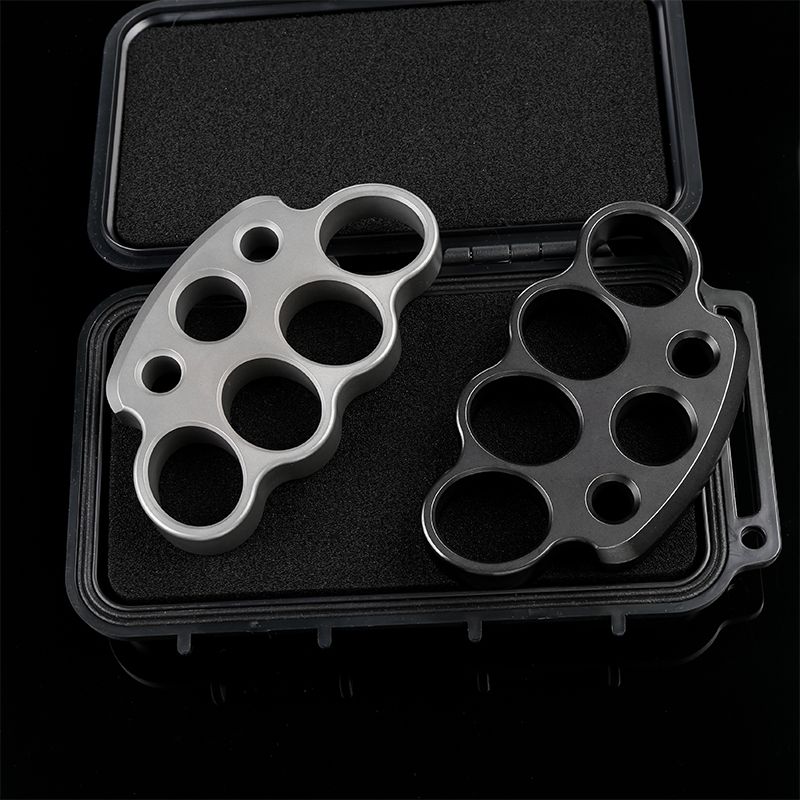 TC4 Titanium Alloy Knuckle Dusters EDC Creative Outdoor Tool Set