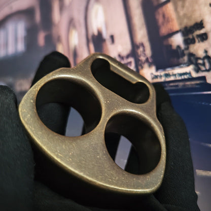 Skull Bottle Opening EDC Brass Knuckle Dusters