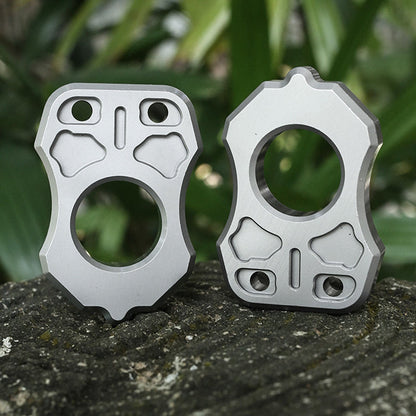 Single Hole Edc Portable 3CR13 Backpack Knuckle Dusters