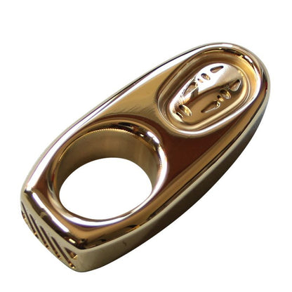 Mini Exquisite Brass Knuckle Dusters One Hole EDC Backpack Outdoor Tool