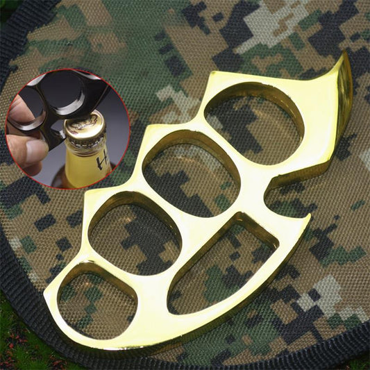 Zinc Bottle Opener Creative Knuckle Dusters Outdoor EDC Tool
