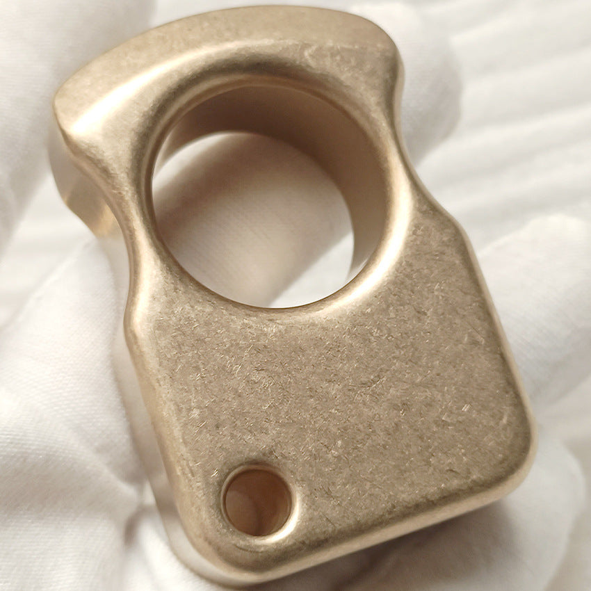 Single Hole Brass Knuckle Dusters Multi-style EDC Tool