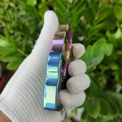 Colorful Titanium Knuckle Dusters EDC Outdoor Tool