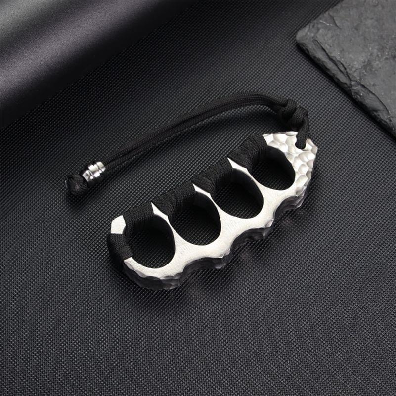 TC4 Titanium Pea Knuckle Dusters Portable EDC Outdoor Tool