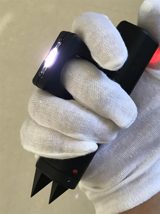 Single Hole Black Outdoor Portable EDC Stun Gun
