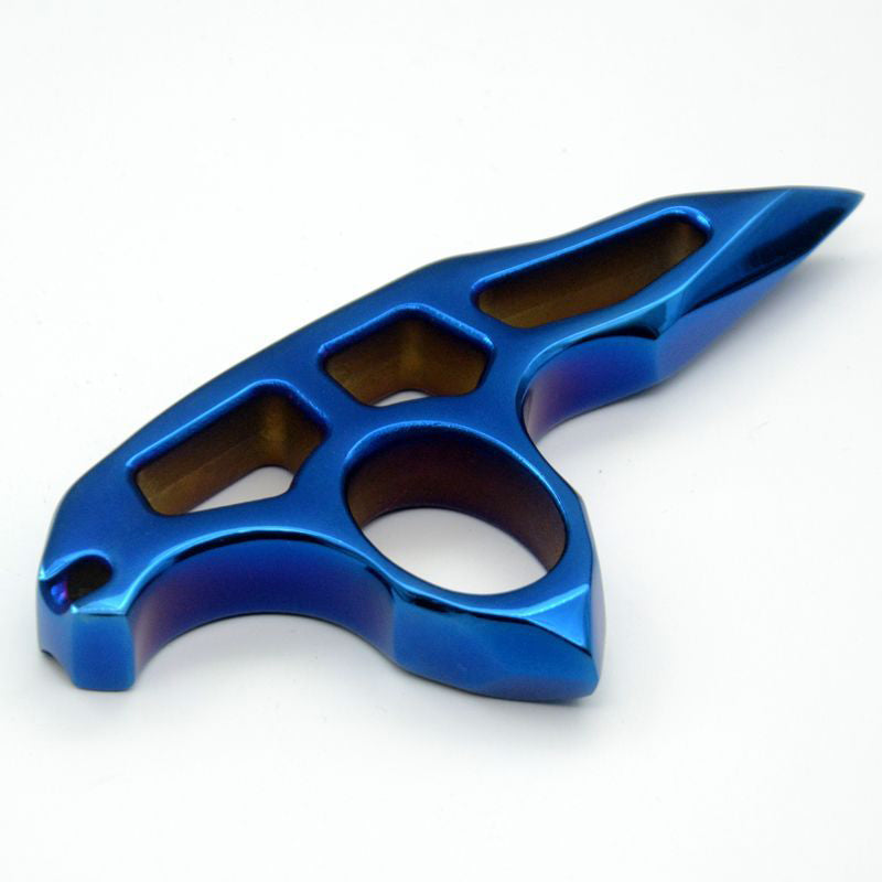 Thickened Steel Single Hole EDC Knuckle Dutsers With Binding Rope