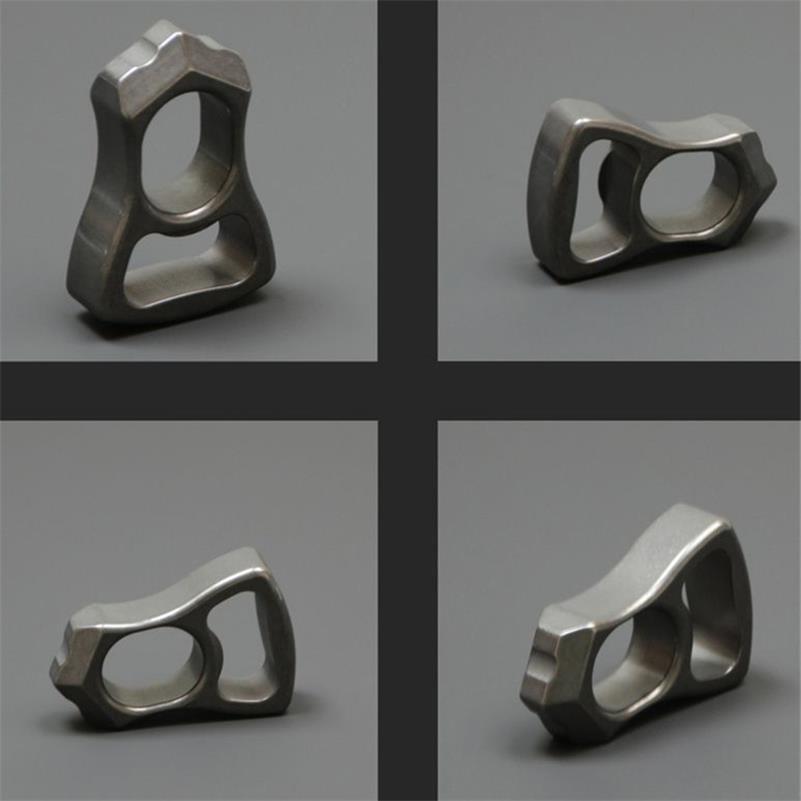 Titanium Alloy Multifunctional Single Hole Stone Washing Knuckle Dusters Bottle Opener