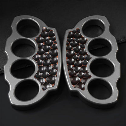 Titanium Alloy Purple Copper Knuckle Dusters