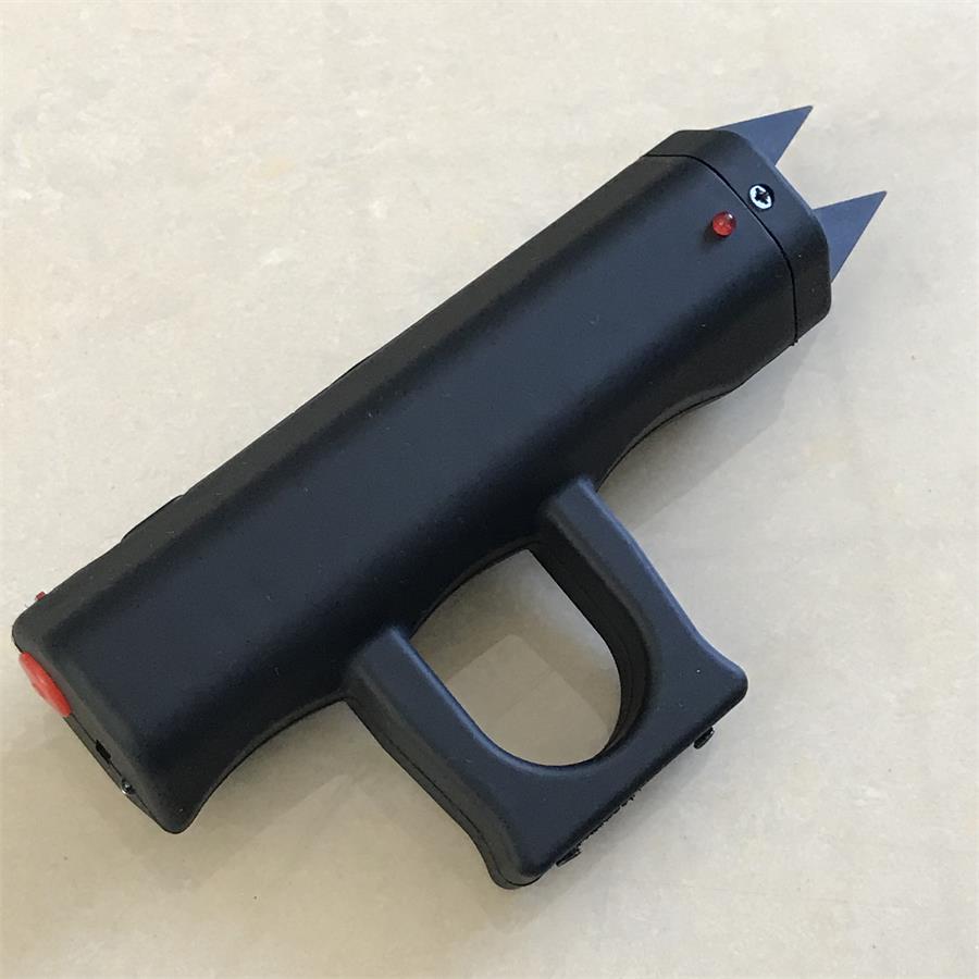Single Hole Black Outdoor Portable EDC Stun Gun