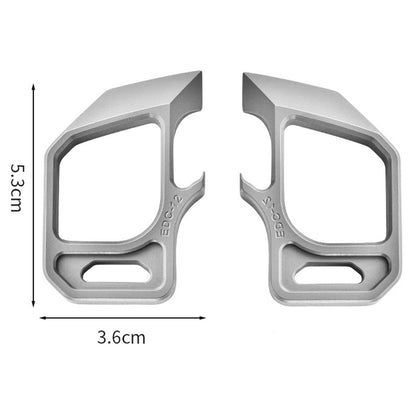 Multifunctional Pendant Titanium Knuckle Dusters Bottle Opener