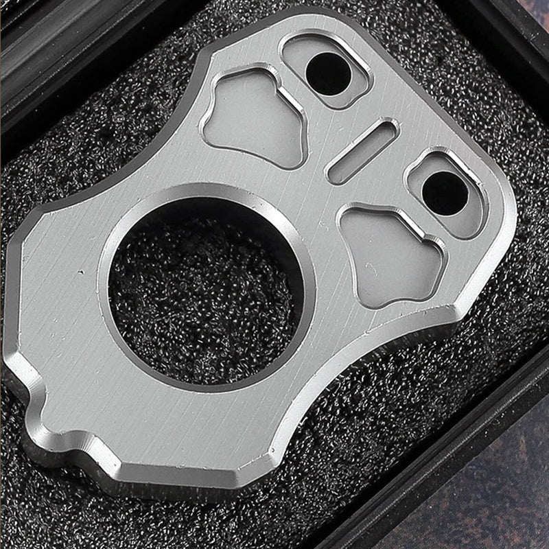 Single Hole Edc Portable 3CR13 Backpack Knuckle Dusters