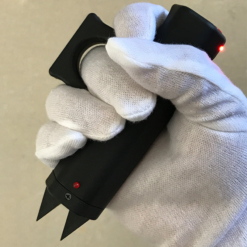 Single Hole Black Outdoor Portable EDC Stun Gun
