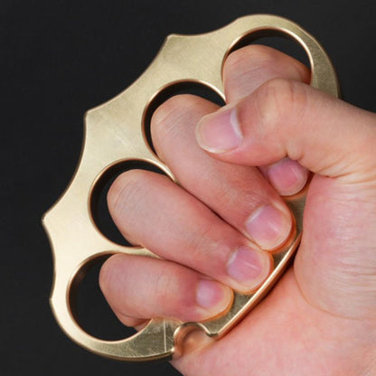 Thickened Brass Knuckle Dusters Outdoor Heavy Tool