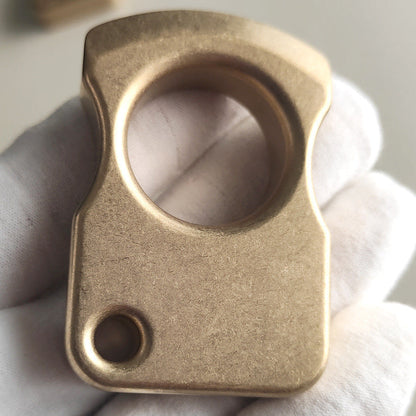 Single Hole Brass Knuckle Dusters Multi-style EDC Tool