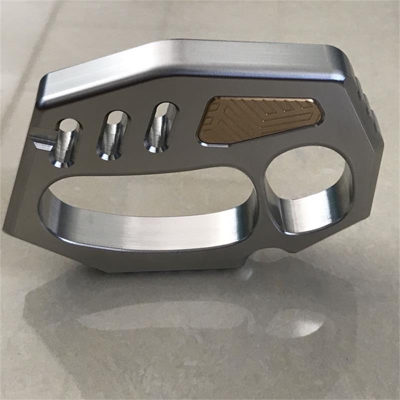Irregular Large Hole Rope Hole Outdoor 304 Steel Knuckle Dusters
