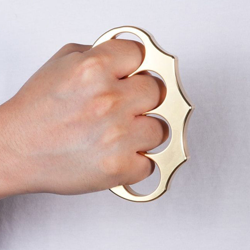 Thickened Brass Knuckle Dusters Outdoor Heavy Tool