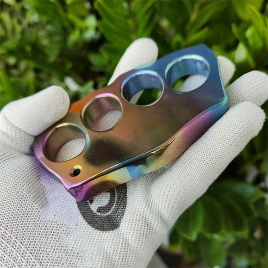 Colorful Titanium Knuckle Dusters EDC Outdoor Tool