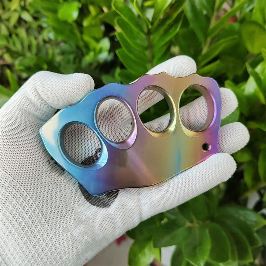Colorful Titanium Knuckle Dusters EDC Outdoor Tool