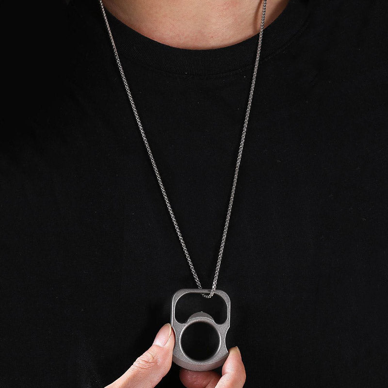 Open Bottle Mini  Knuckle Dusters EDC Outdoor Decoration Tool