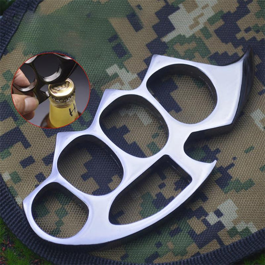 Zinc Bottle Opener Creative Knuckle Dusters Outdoor EDC Tool