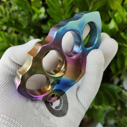 Colorful Titanium Knuckle Dusters EDC Outdoor Tool