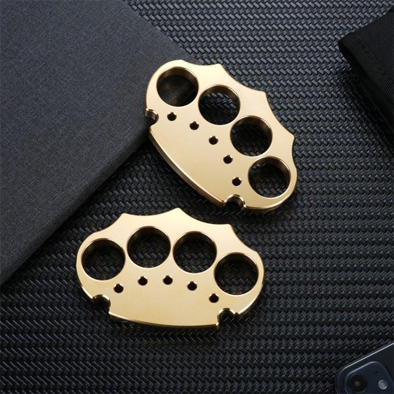 Thickened Brass Knuckle Dusters Outdoor Heavy Tool