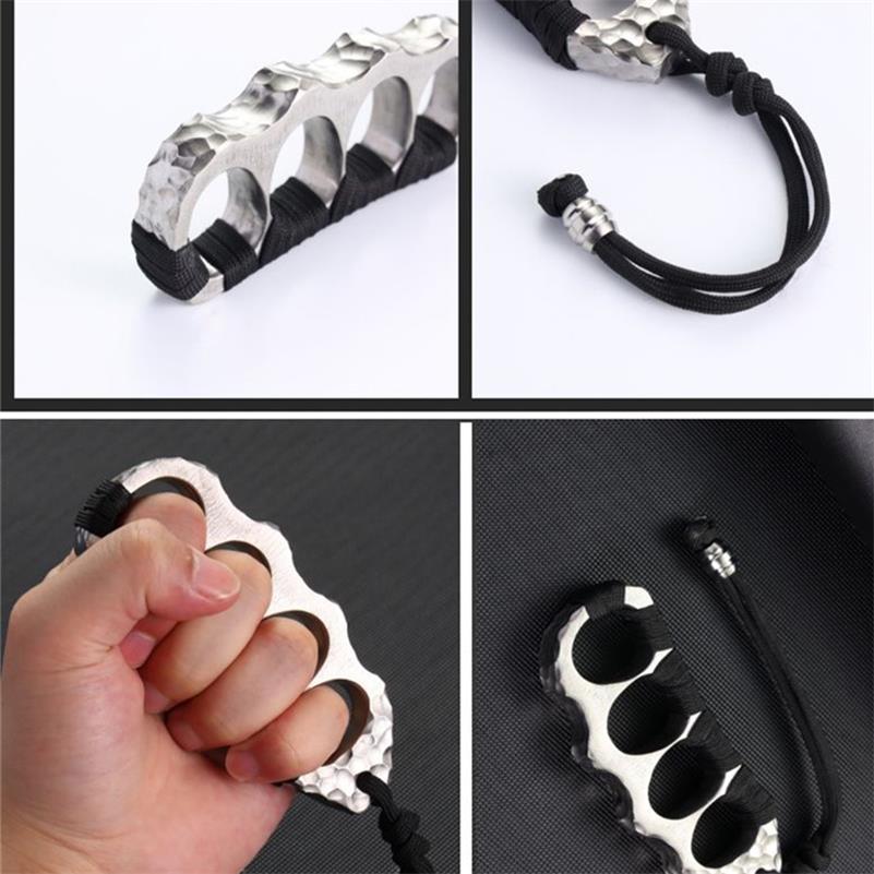 TC4 Titanium Pea Knuckle Dusters Portable EDC Outdoor Tool
