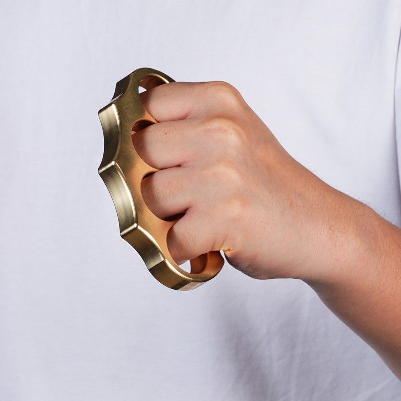 Thickened Brass Knuckle Dusters Outdoor Heavy Tool