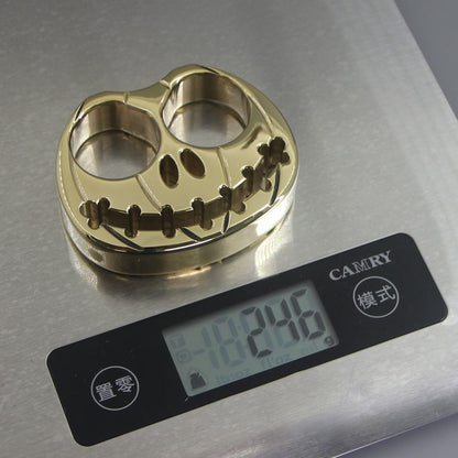 Mini Pumpkin Brass EDC Backpack Outdoor Knuckle Dusters