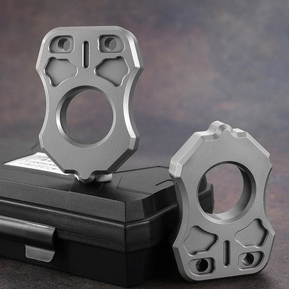 Single Hole Edc Portable 3CR13 Backpack Knuckle Dusters