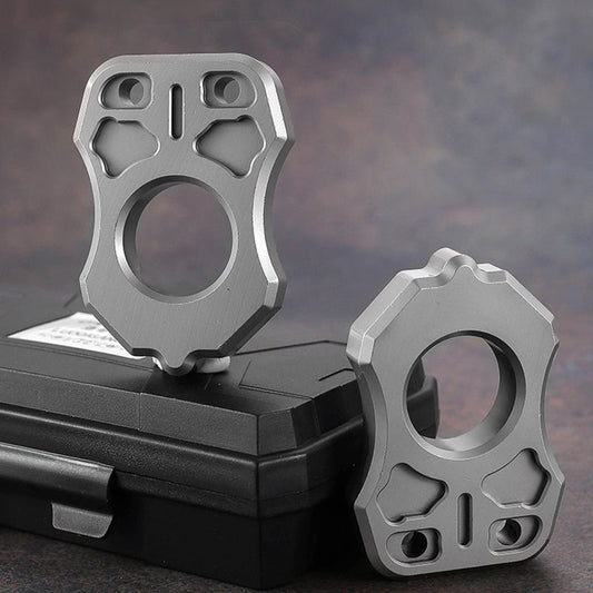 Single Hole Edc Portable 3CR13 Backpack Knuckle Dusters