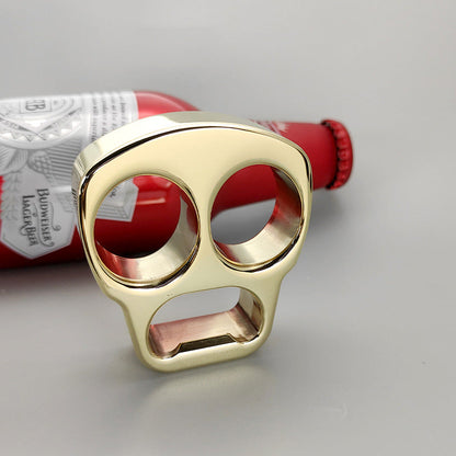 Skull Bottle Opening EDC Brass Knuckle Dusters