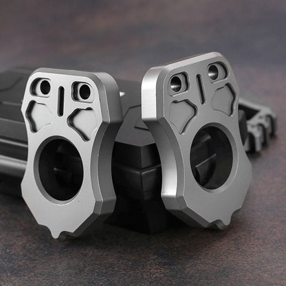 Single Hole Edc Portable 3CR13 Backpack Knuckle Dusters