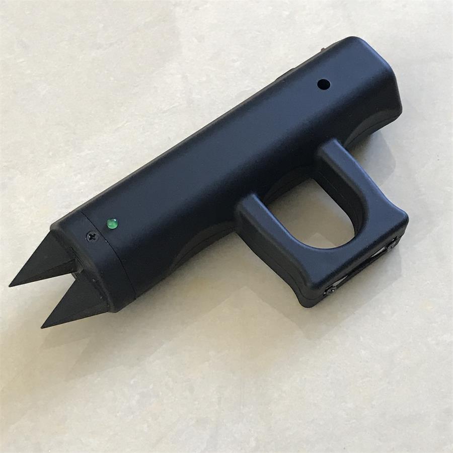 Single Hole Black Outdoor Portable EDC Stun Gun
