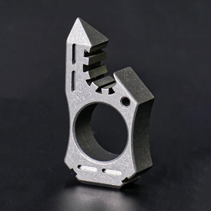 Shark Bottle Opener Knuckle Dusters Outdoor EDC Backpack Keychain