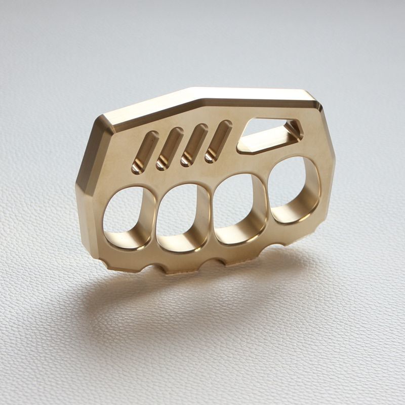 Thickened Brass Big Four Holes Knuckle Dusters