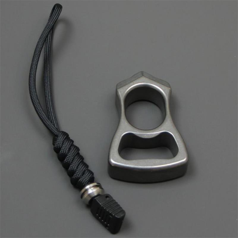 Titanium Alloy Multifunctional Single Hole Stone Washing Knuckle Dusters Bottle Opener