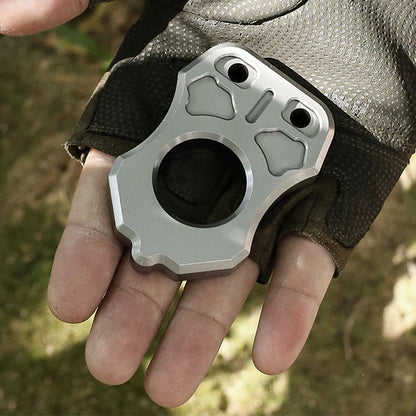 Single Hole Edc Portable 3CR13 Backpack Knuckle Dusters