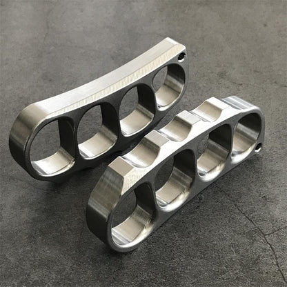 Titanium Pea Knuckle Dusters with Surface Texture Design EDC Tool