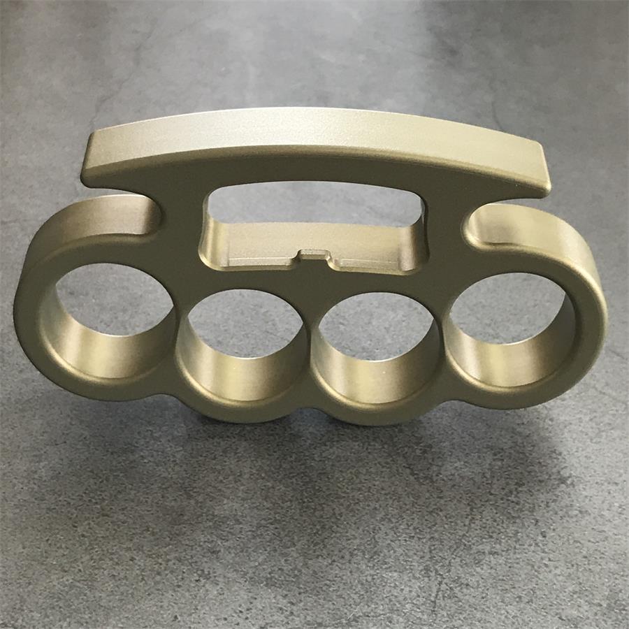 Classic Aluminum Lightweight Knuckle Dusters Built-in Bottle Opening Slot Design EDC Tool