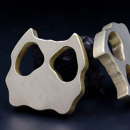Brass Pet Shape Outdoor Bottle Opener EDC Knuckle Dusters