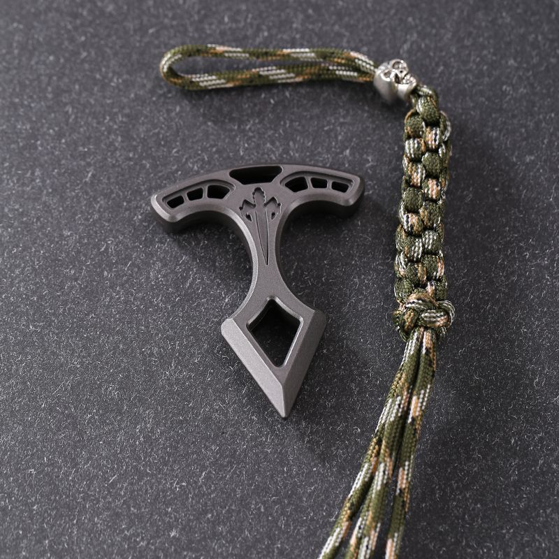 Portable EDC Tool Pendant Keychain Knuckle Dusters with Aviation Painted Surface