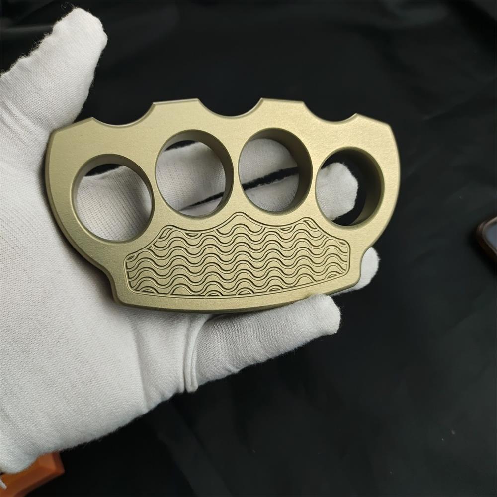 Wave Pattern Aluminum Knuckle Dusters