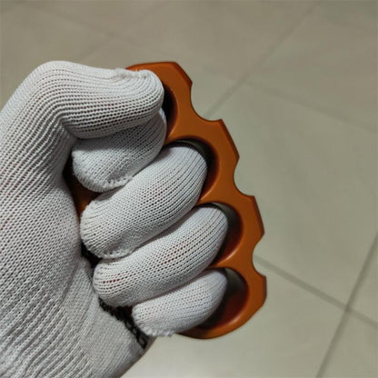 Outdoor Brown Classic Bakelite Knuckle Dusters Light Weight Hand Polishing Tool