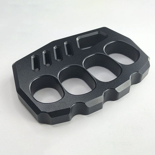 Aluminum Large Rope Hole Black Knuckle Dusters