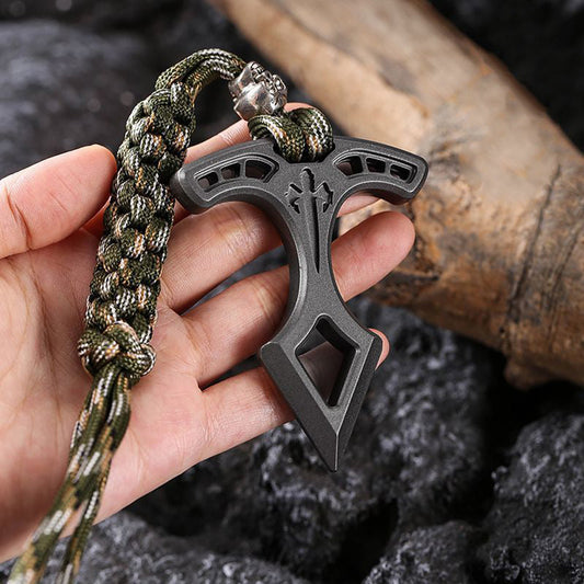 Portable EDC Tool Pendant Keychain Knuckle Dusters with Aviation Painted Surface