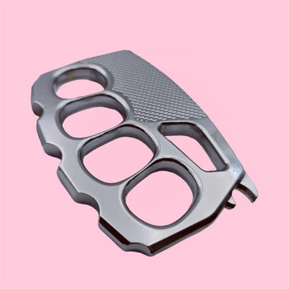 Large Hole Thickened Zinc Alloy Eagle Scale Pattern Knuckle Dusters