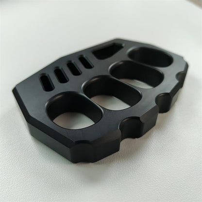 PC Transparent Knuckle Dusters Black Rope Hole Easily Carries Outdoor Tools