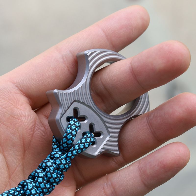 Multi-style Mini EDC Knuckle Dusters ecoration Tool with No Lanyard
